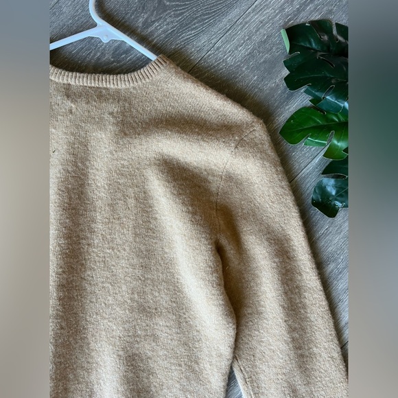 Polo Ralph Lauren super soft 100% lambs wool neutral toned v-neck sweater Size S - Picture 10 of 12